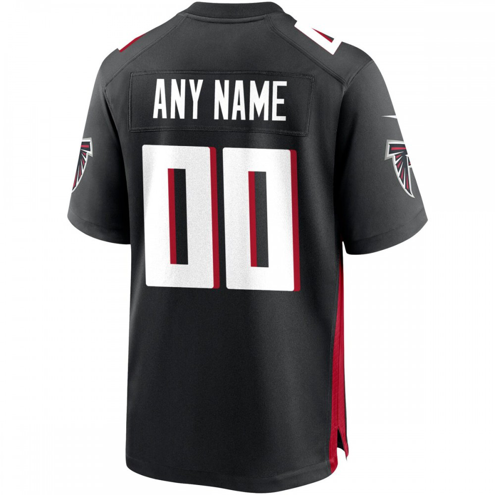 Atlanta Falcons Nike Custom Game Jersey - Black-GridironStore